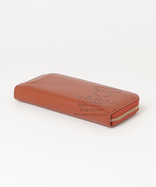 VASKA 長財布 財布 by moz カラーエンボス長財布 メンズ レディース