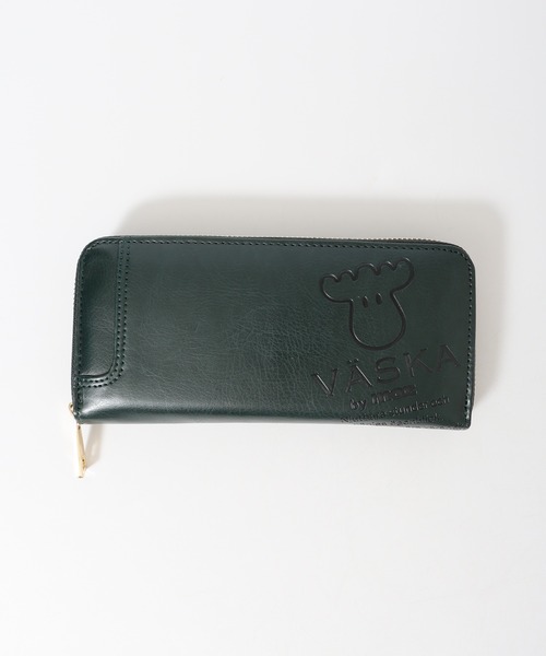 Yoshiさん専用ブラック エンボス 長財布 メンズ レディース VASKA ミニ 長財布 財布 by moz カラーエンボス長財布 メンズ