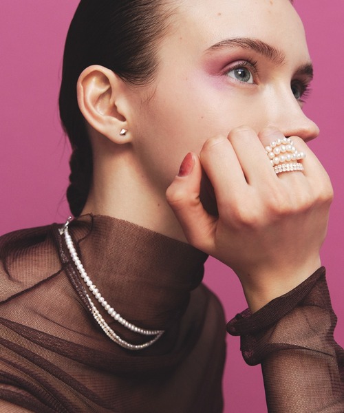 les bonbon ネックレス 「les bonbon」steady pearl choker/ステディ