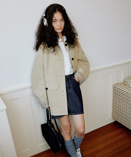 Fano Studios」 ステンカラーコート M ベージュ レディース : ZOZOTOWN