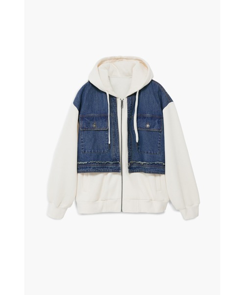 新品　タグ付き　オーバーサイズ　スエット　パーカー　デシグアル DESIGUAL - 新品 タグ付き オーバーサイズ スエット パーカー