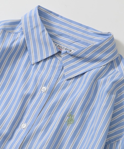 「U.S. POLO ASSN.」 長袖シャツ L ブラック レディース