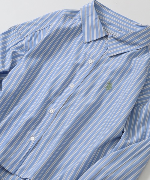 「U.S. POLO ASSN.」 長袖シャツ L ブラック レディース