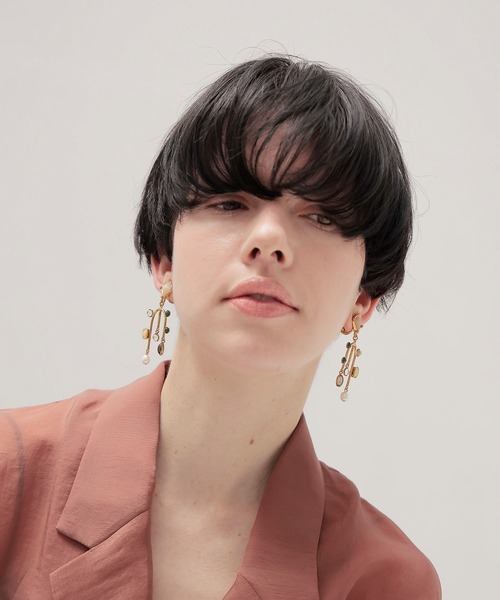 ピアス ADER .bijoux / LOU LOU gem multi earring(LOU LOU ジェムマルチイヤリング) レディースの画像