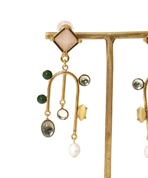 ピアス ADER .bijoux / LOU LOU gem multi earring(LOU LOU ジェムマルチイヤリング) レディースの画像