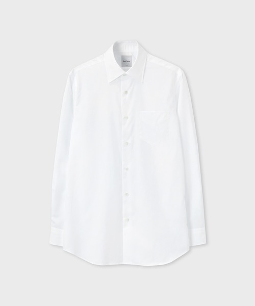 新品☆Paul Smith ドレスシャツ ホワイト 袖マルチ XLサイズ Paul Smith（ポール・スミス） フォーマル シャツ ブロード ドレス