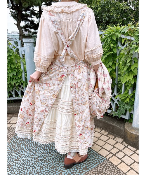 PINK HOUSE ピンクハウス ピコフリルコート フード付き PINK HOUSE（ピンクハウス）の「PINK HOUSE×misako aokiチェック