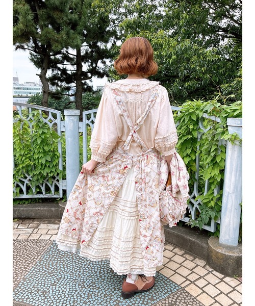 【新品未使用】ピンクハウス 白 ピコフリル使い 麻混オーバーブラウス/2023年 新品未使用】ピンクハウス 白 ピコフリル使い 麻混オーバー