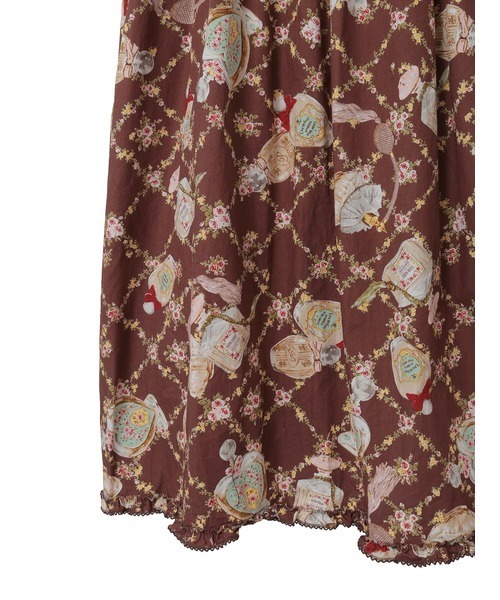 PINK HOUSE（ピンクハウス） ワンピース パフュームプリントサロペット