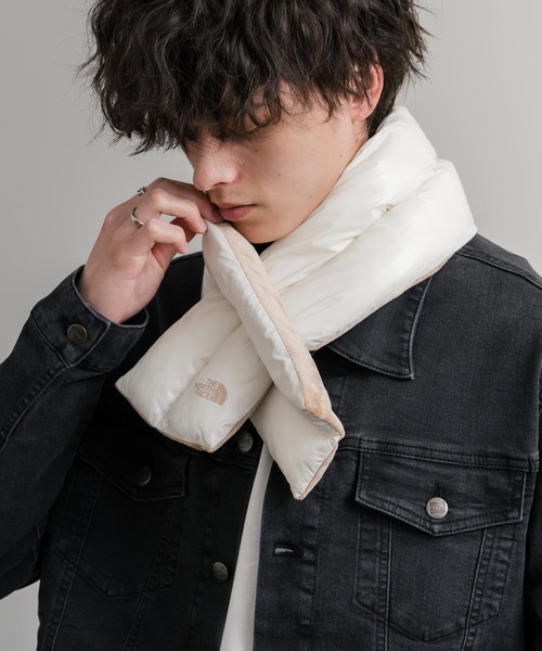 【韓国限定】ノースフェイス ホワイトファー マフラー THE NORTH FACE（ザ ノースフェイス） マフラー メンズ レディース