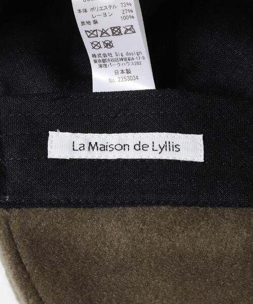 La Maison de Lyllis（ラメゾンドリリス） キャップ 帽子 La Maison de