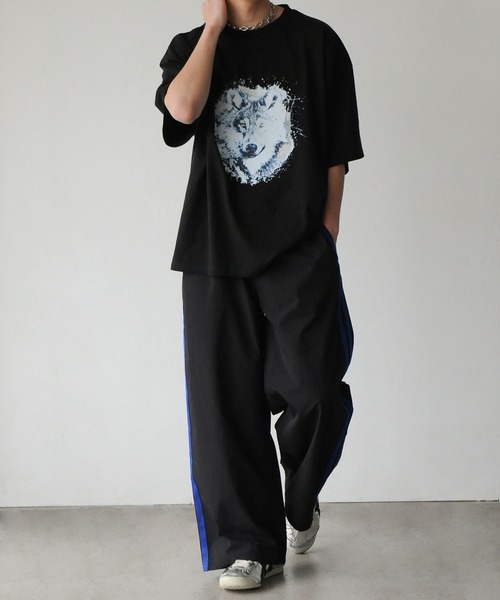 「Nilway」 半袖Tシャツ MEDIUM ブラック メンズ_画像9