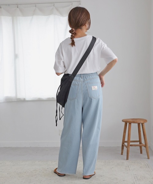 「Crisp」 半袖Tシャツ FREE ホワイト レディース_画像4