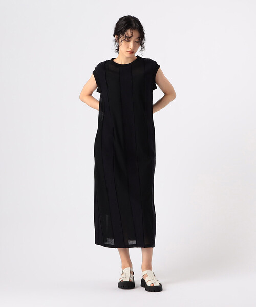 Gabardine K.T（ギャバジンK.T） ワンピース ビックストライプ すとん 