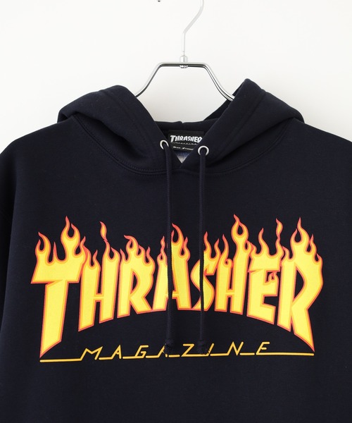90s〜 THRASHER プルオーバー フーディー THRASHER スラッシャー プルオーバー パーカー メンズ スウェット