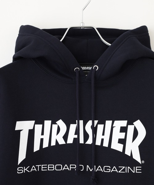 THRASHER 定番デカロゴ ブラック パーカー L THRASHER（スラッシャー） パーカー MAG LOGO HOODIE SWEAT PARKA
