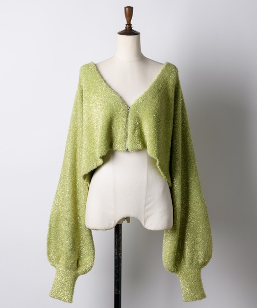 「LA BELLE ETUDE」 ニットカーディガン FREE グレー レディース_画像3