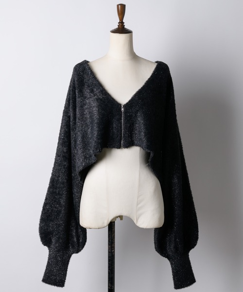 「LA BELLE ETUDE」 ニットカーディガン FREE グレー レディース_画像4