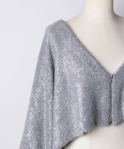 「LA BELLE ETUDE」 ニットカーディガン FREE グレー レディース_画像9