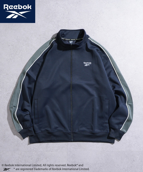 Reebok（リーボック） tシャツ 袖ライン 左胸エンブロイダリー