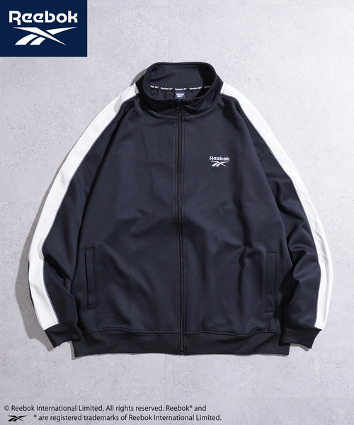 Reebok(リーボック) tシャツ 袖ライン 左胸エンブロイダリー Reebok(リーボック) tシャツ 袖ライン 左胸エンブロイダリー