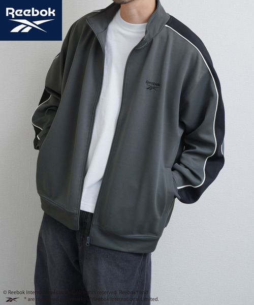 Reebok（リーボック） tシャツ 袖ライン 左胸エンブロイダリー