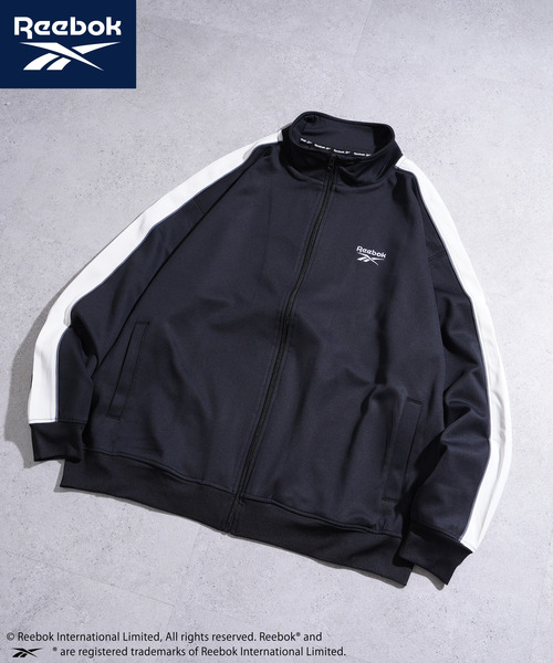 Reebok（リーボック） tシャツ 袖ライン 左胸エンブロイダリー