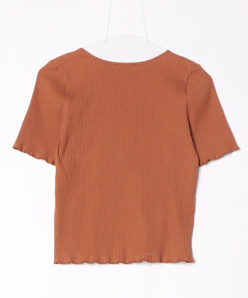「BLENHEIM」 半袖カットソー X-SMALL ブラウン レディース_画像2