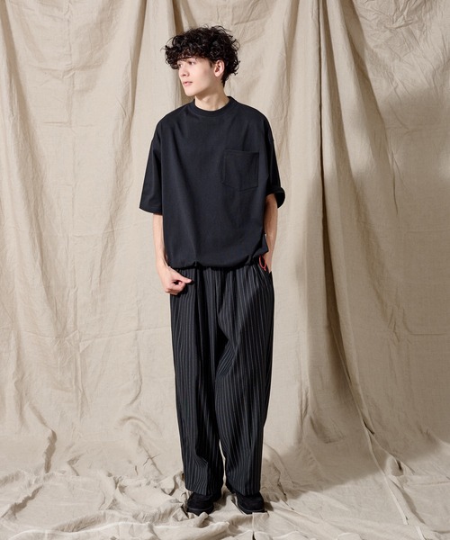 「WETTEMPT」 半袖Tシャツ MEDIUM ブラック メンズ_画像3