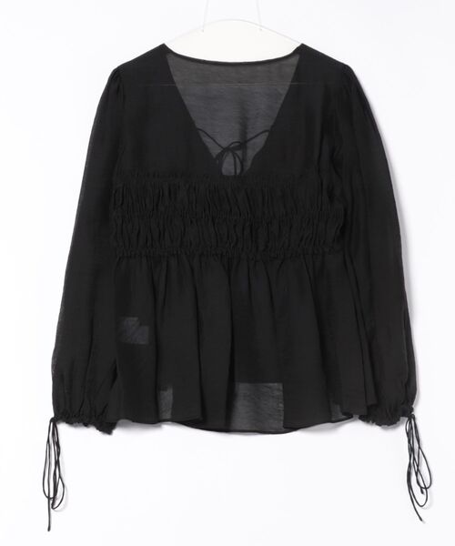 「CASA FLINE」 長袖ブラウス FREE ブラック レディース_画像2
