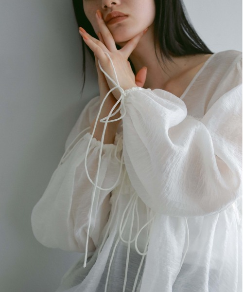 「CASA FLINE」 長袖ブラウス FREE ブラック レディース_画像6