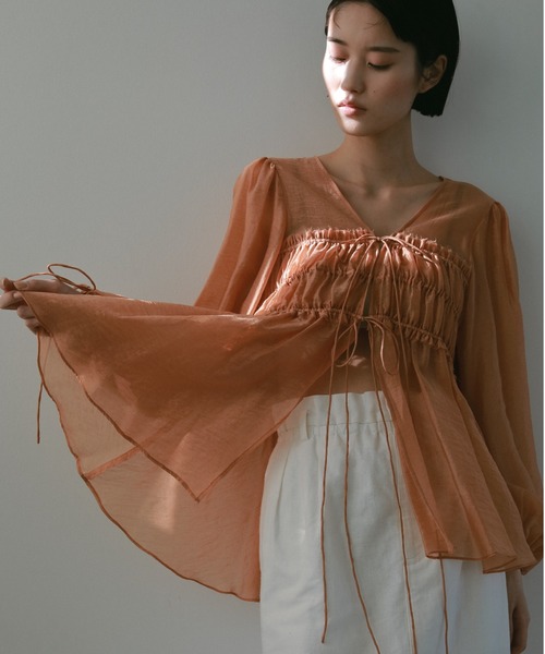 「CASA FLINE」 長袖ブラウス FREE ブラック レディース_画像8