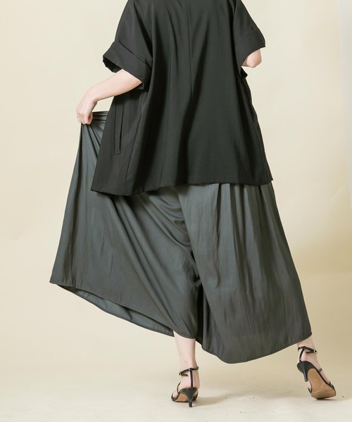 「Gready Brilliant」 「ACUTA」イージーパンツ FREE モカ レディース_画像7