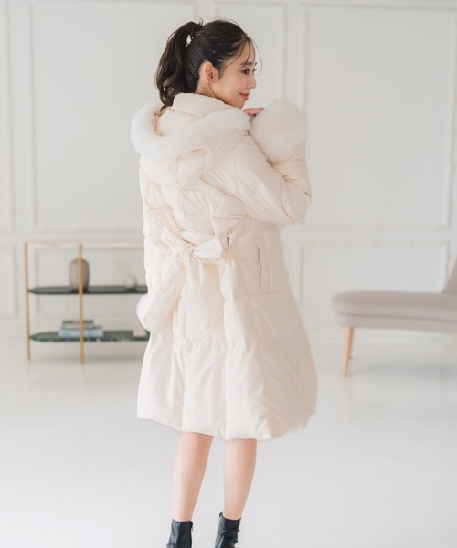 ダウンコートベージュmichi様 MISCH MASCH（ミッシュマッシュ） ダウンコート ダウンジャケット 2025