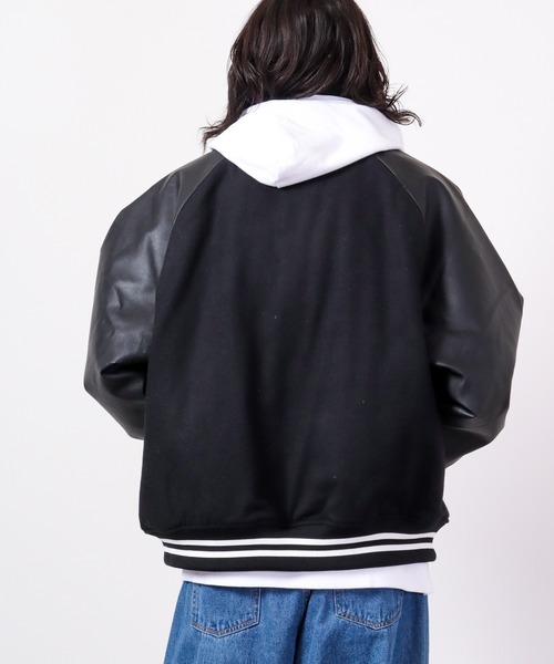 「JUNGLE STORM」 スタジャン M ネイビー メンズ_画像8
