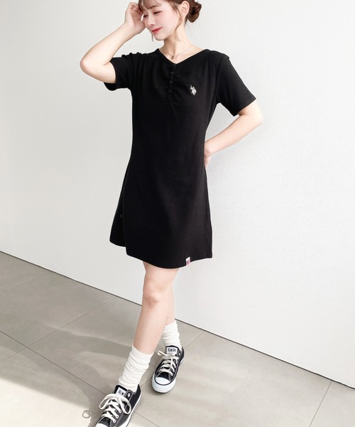 U.S. POLO ASSN.（ユーエスポロアッスン） ワンピース 夏 半袖