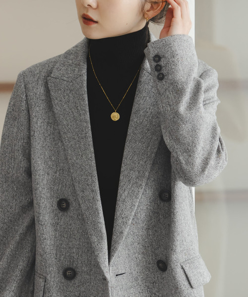 NOBLE（ノーブル） ジャケット テーラードジャケット ネップツイード