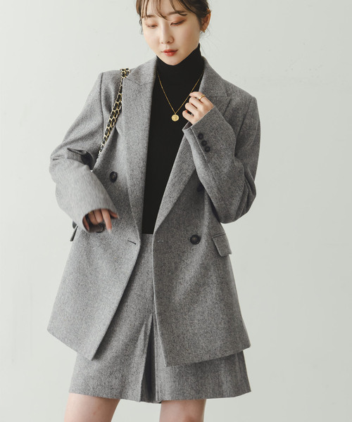 NOBLE（ノーブル） ジャケット テーラードジャケット ネップツイード