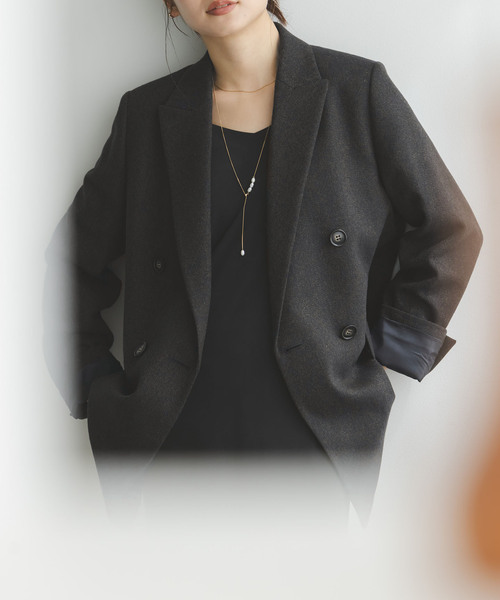 NOBLE（ノーブル） ジャケット テーラードジャケット ネップツイード