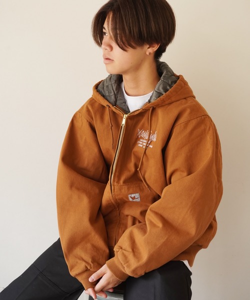 What it isNt）ART BY MARKGONZALES ブルゾン X-LARGE ブラウン メンズ