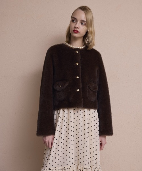 EIMY ISTOIRE（エイミーイストワール） ジャケット ノーカラー