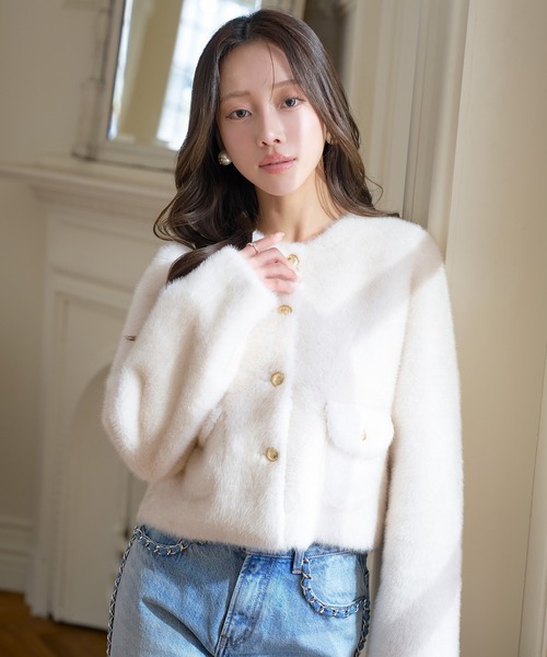 EIMY ISTOIRE（エイミーイストワール） ジャケット ノーカラー