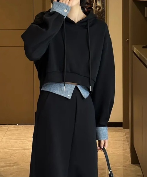 ALENCY ショート丈フーディーセットアップ ALENCY ショート丈フーディーセットアップ ALENCY ショート丈