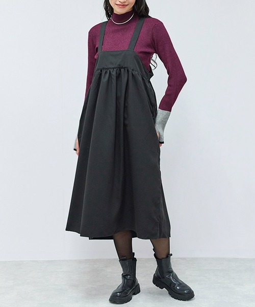サスペンダー（レディーストップス）（色：グレー系） | ファッション