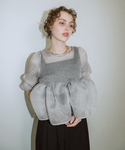 et.UNiVER パンツドレス Organza Peplum 3Piece : ZOZOTOWN Yahoo!店