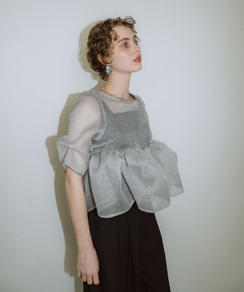 et.UNiVER パンツドレス Organza Peplum 3Piece : ZOZOTOWN Yahoo!店