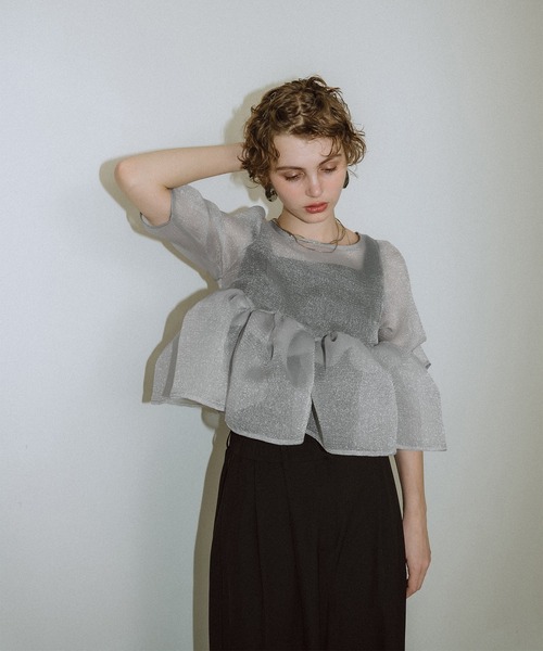 et.UNiVER パンツドレス Organza Peplum 3Piece : ZOZOTOWN Yahoo!店
