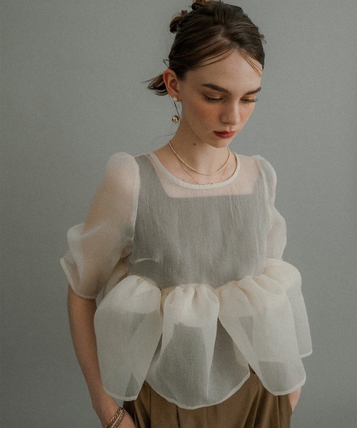 et.UNiVER パンツドレス Organza Peplum 3Piece : ZOZOTOWN Yahoo!店