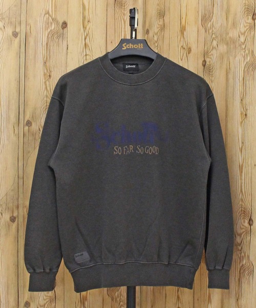 Schott N.Y.C（ショット） トレーナー スウェット PIGMENT SO FAR SO 