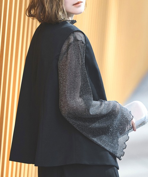 「RUIRUE BOUTIQUE」 セットアップ M チャコール レディース_画像4